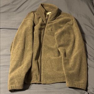 Columbia Men's charcoal Zip-Up Fleece Sweater